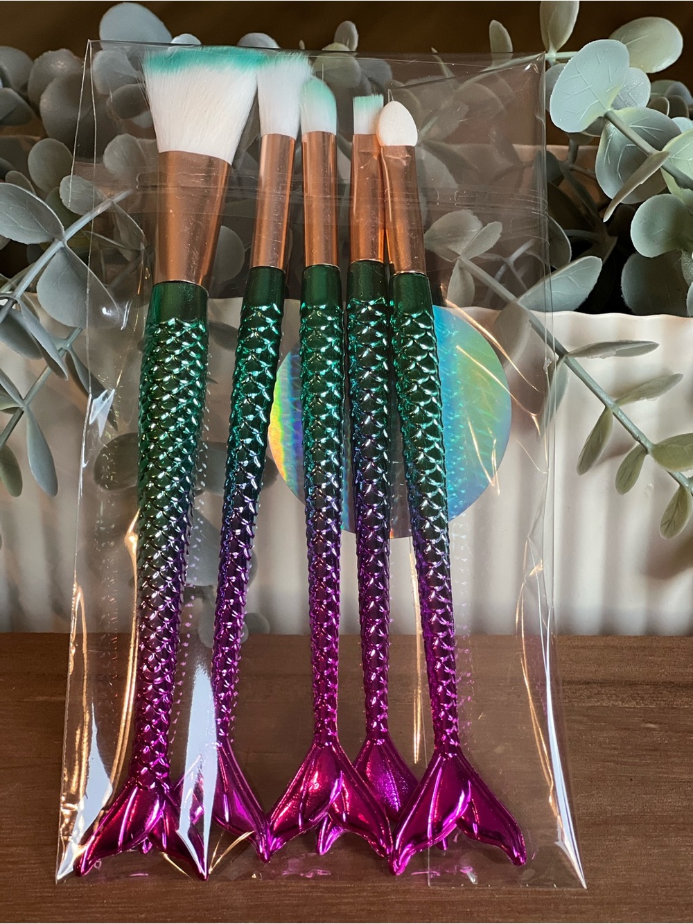 Mermaid Gradient Makeup Brush Set